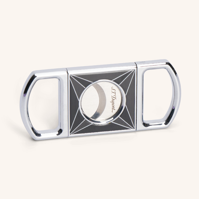 S.T. Dupont Cigar Cutter Chrome Fire X Black