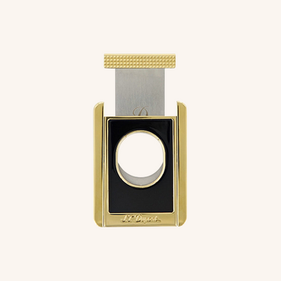 S.T. Dupont Cigar Cutter and Stand Black & Gold