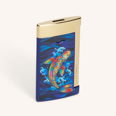 S.T. Dupont Koi Fish Gold Slim 7