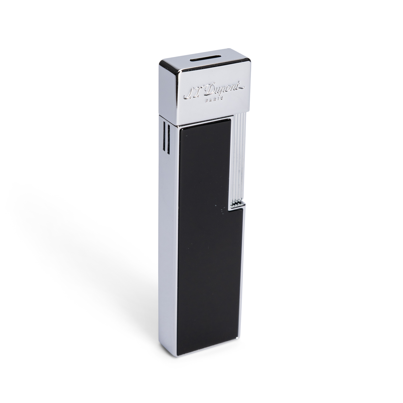 S.T. Dupont Twiggy Lighter Black & Chrome