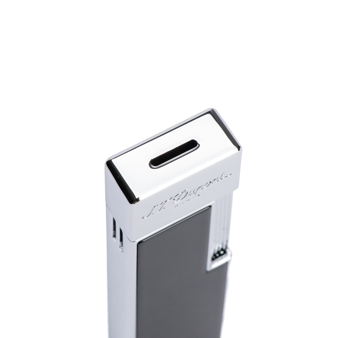 S.T. Dupont Twiggy Lighter Black & Chrome