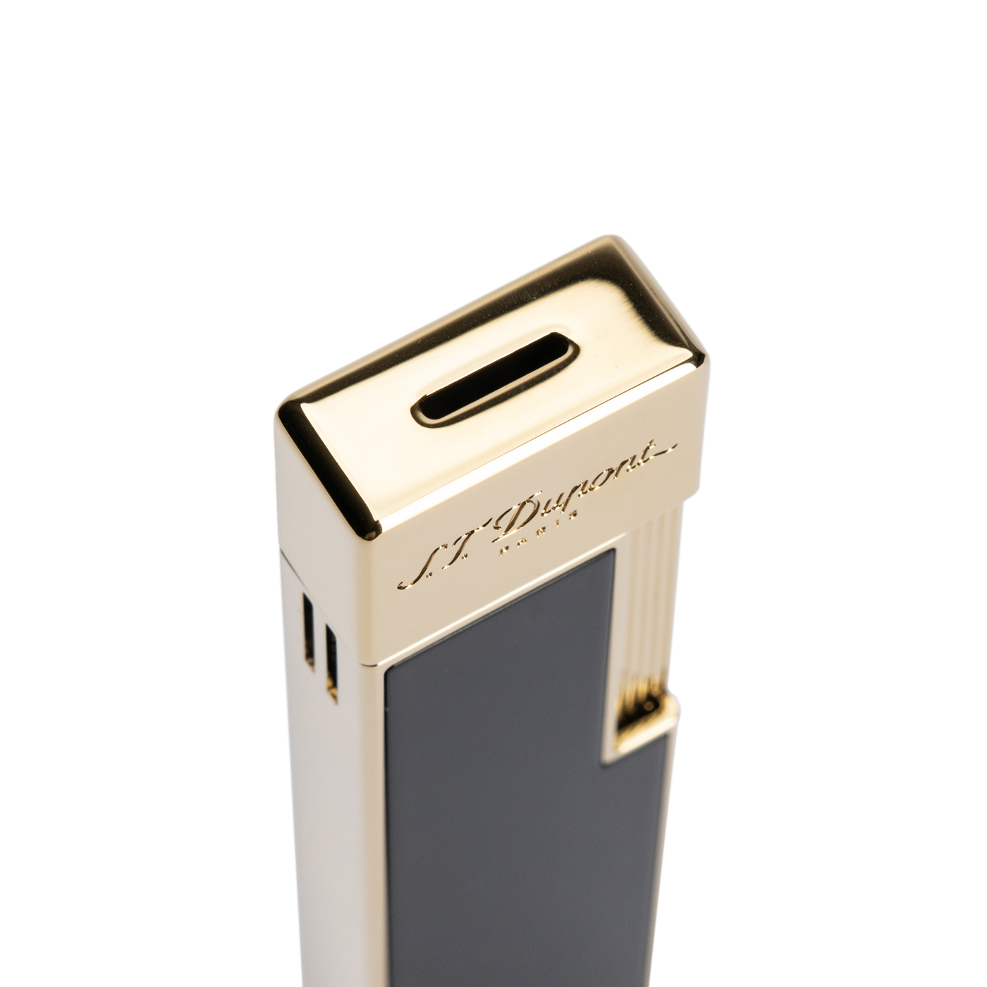 S.T. Dupont Twiggy Lighter Black & Gold