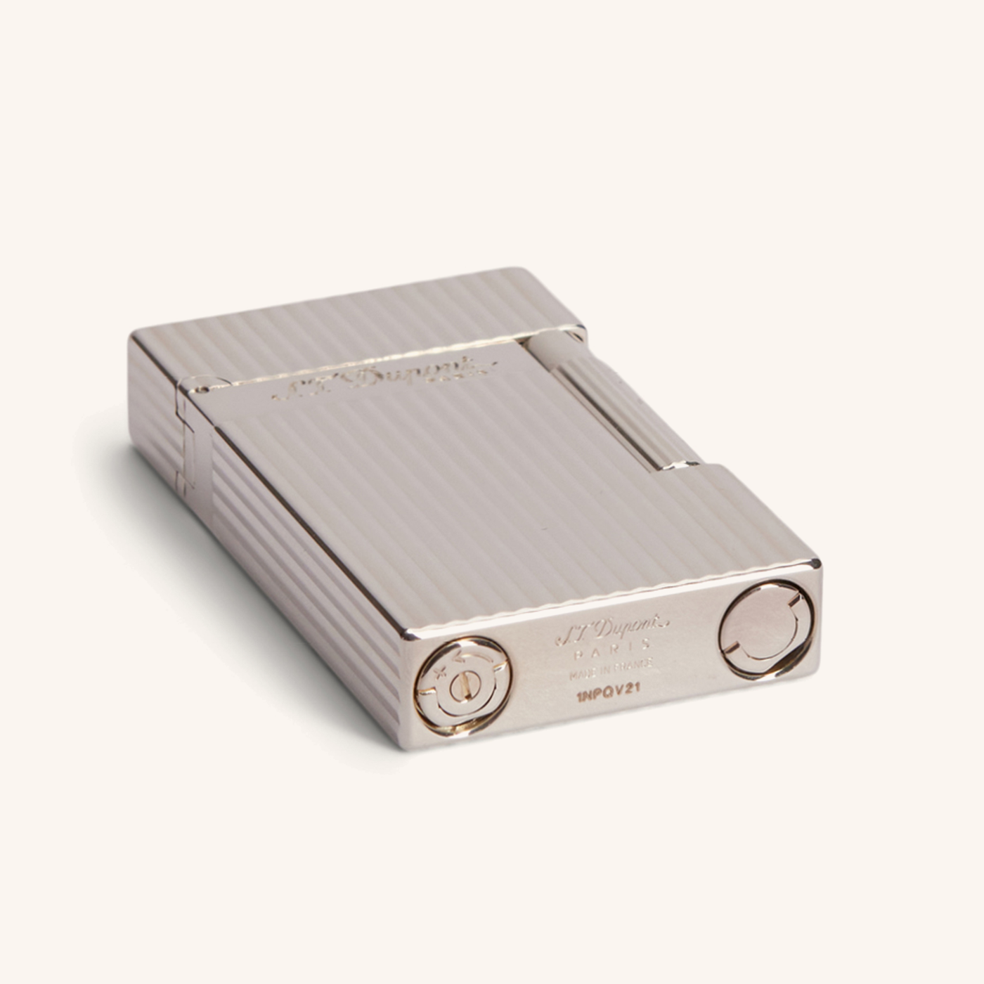 S.T. Dupont Ligne 2 Vertical Lines Silver