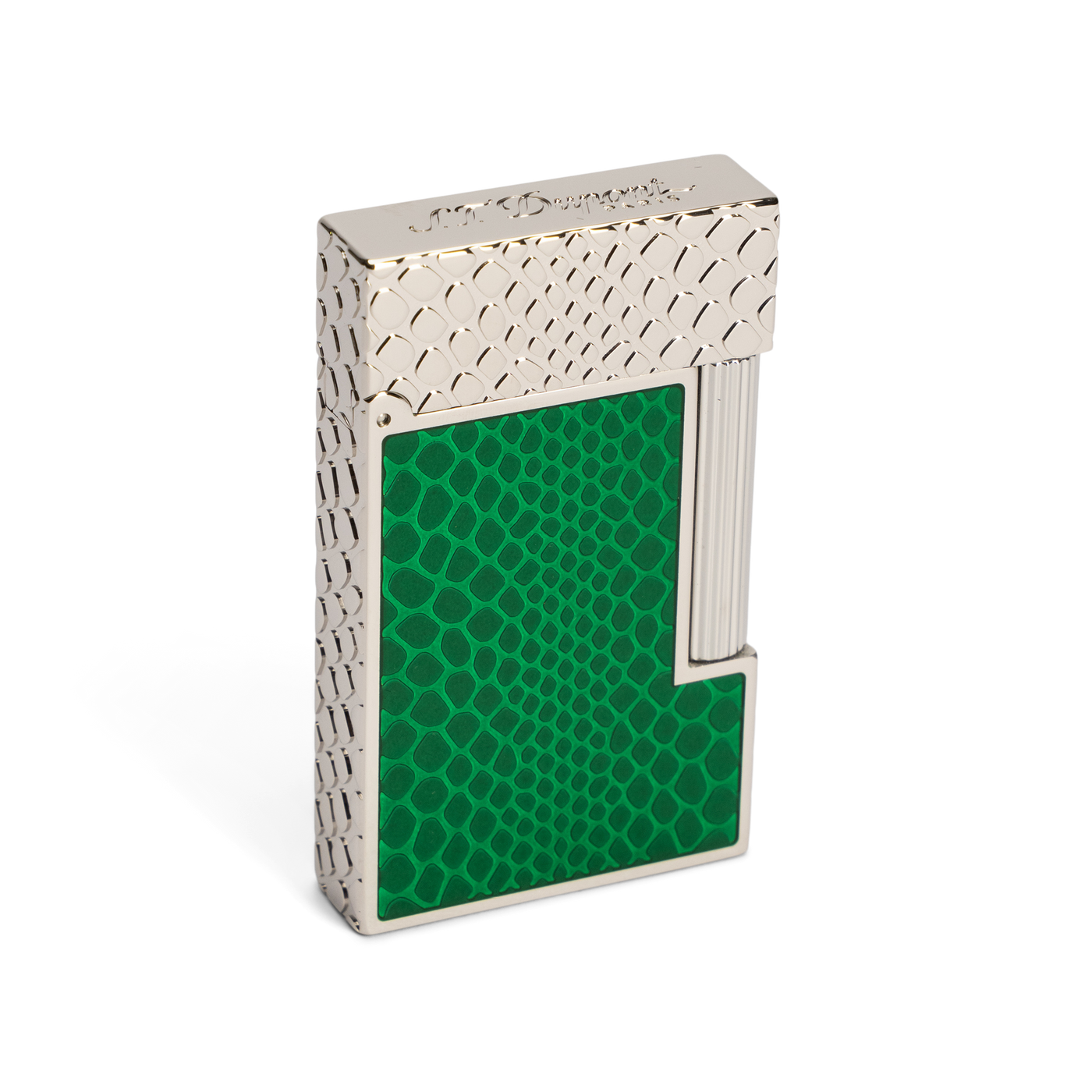 S.T. Dupont Ligne 2 Cling Guilloche Under Lacquer Snake Skin