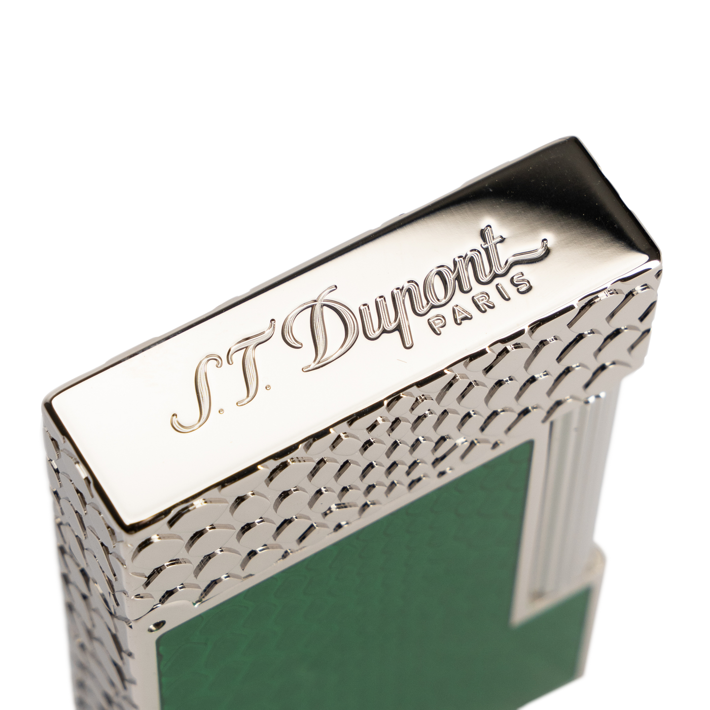 S.T. Dupont Ligne 2 Cling Guilloche Under Lacquer Snake Skin