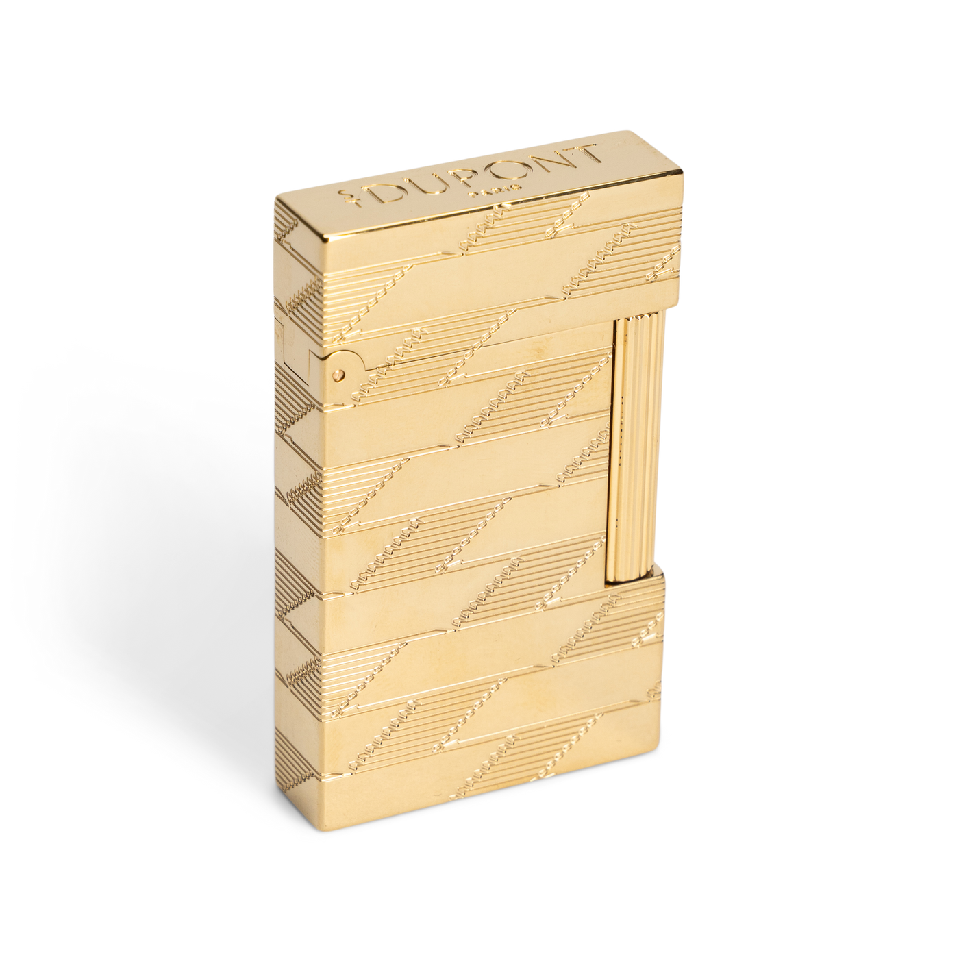 S.T. Dupont 1872 Ligne 2 Cling Lighter Gold
