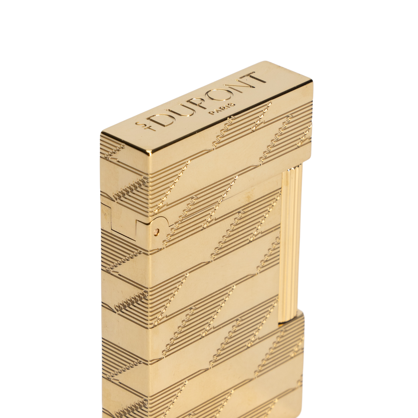 S.T. Dupont 1872 Ligne 2 Cling Lighter Gold