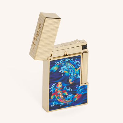 S.T. Dupont Koi Fish Yellow Gold Ligne 2