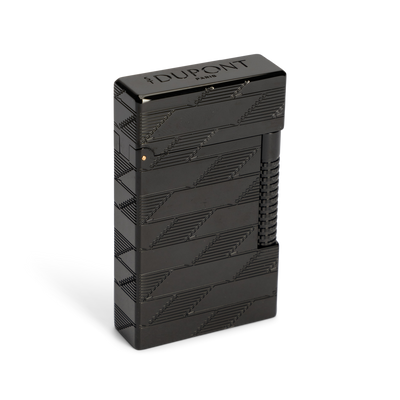 S.T. Dupont 1872 Monogram Le Grand Dupont Cling Guilloche Lighter Black