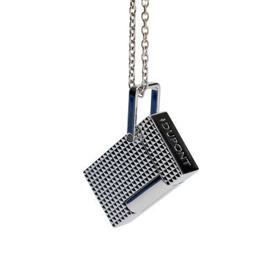 S.T. Dupont Necklace Lighter Chrome Silver