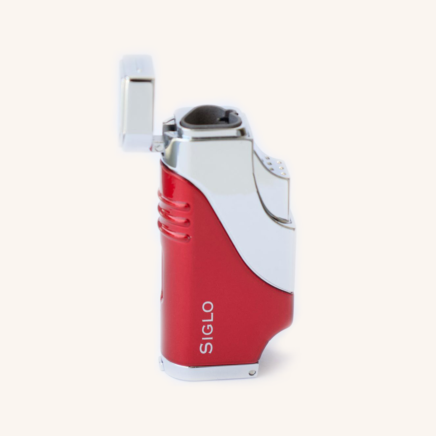 Siglo Triple Flame Lighter Red