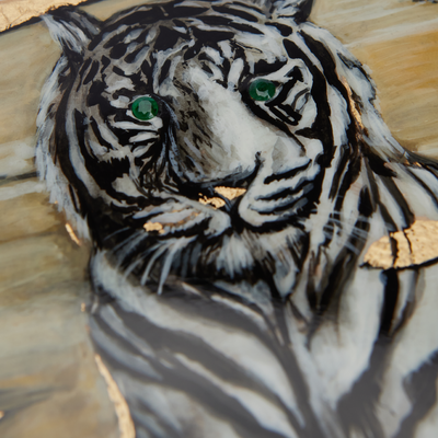 Daniel Marshall 24kt Gold "Day of the Tiger" One of One Humidor