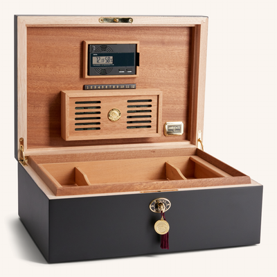 Daniel Marshall Ambiente 125ct Humidor in Black Matte