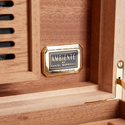 Daniel Marshall Ambiente 125ct Humidor in Black Matte
