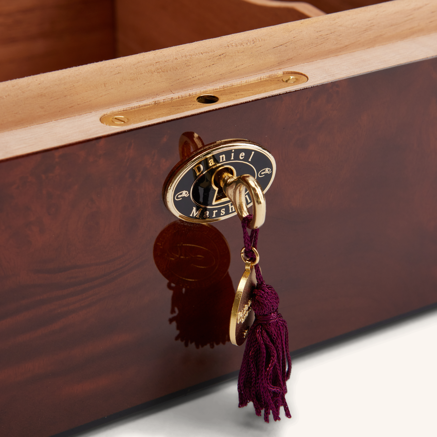Daniel Marshall Signature Series 100ct Humidor in Burl
