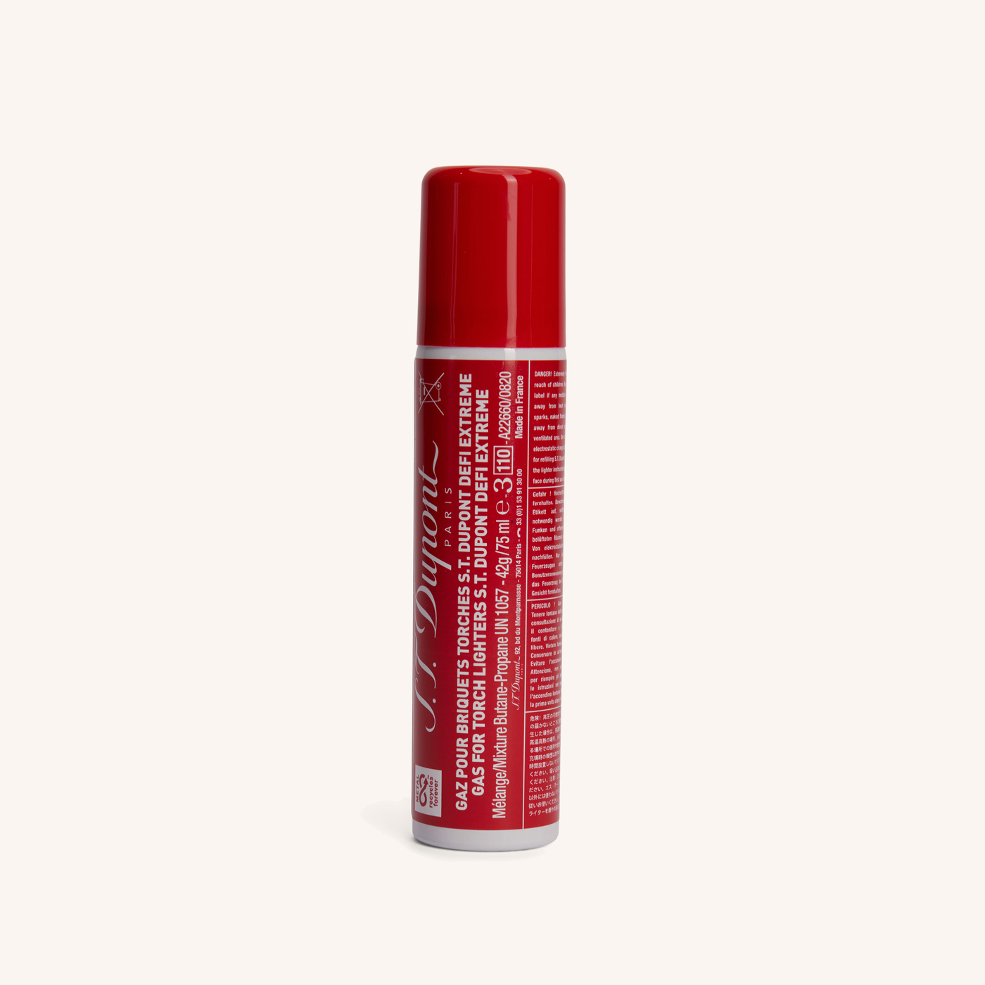 S.T. Dupont Defi Extreme Gas Refill - Red