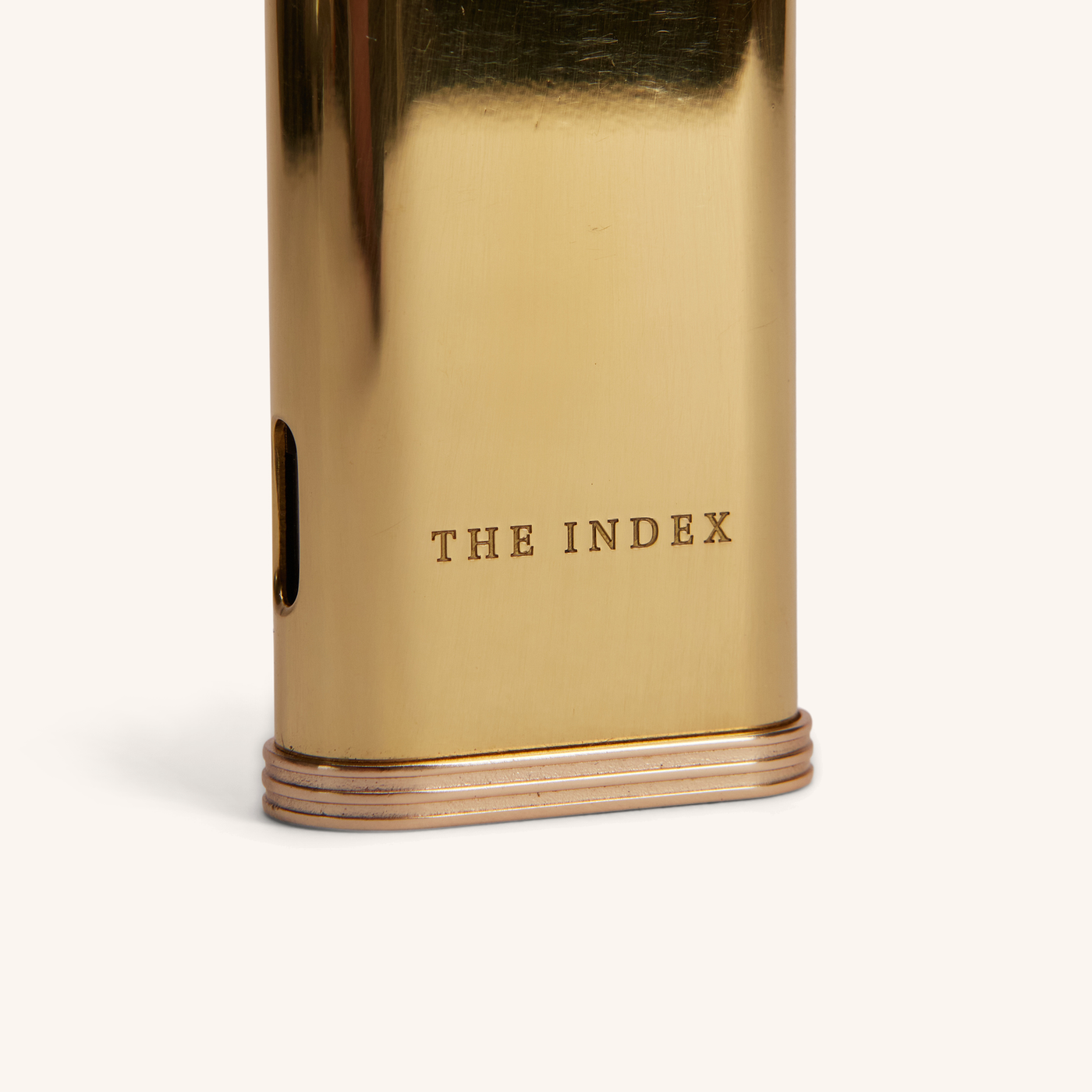 The Index Single Jet Lighter Gold