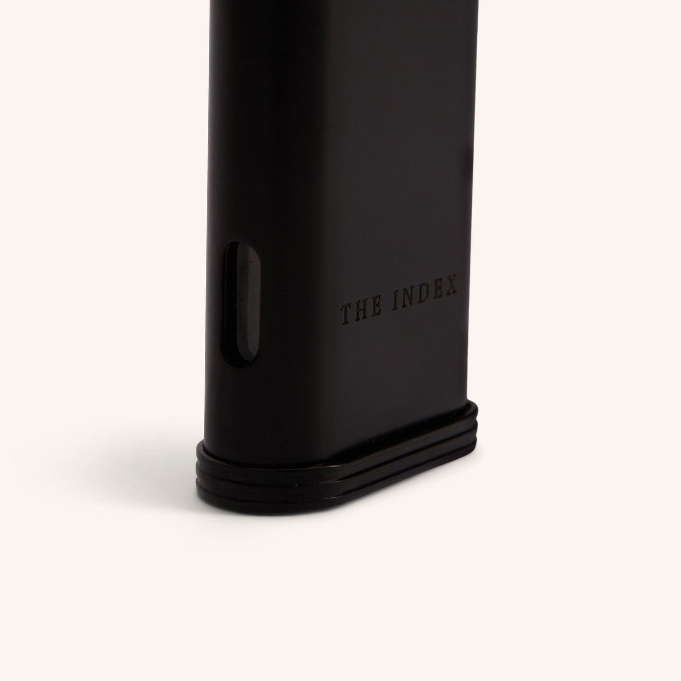 The Index Single Jet Lighter Matte Black