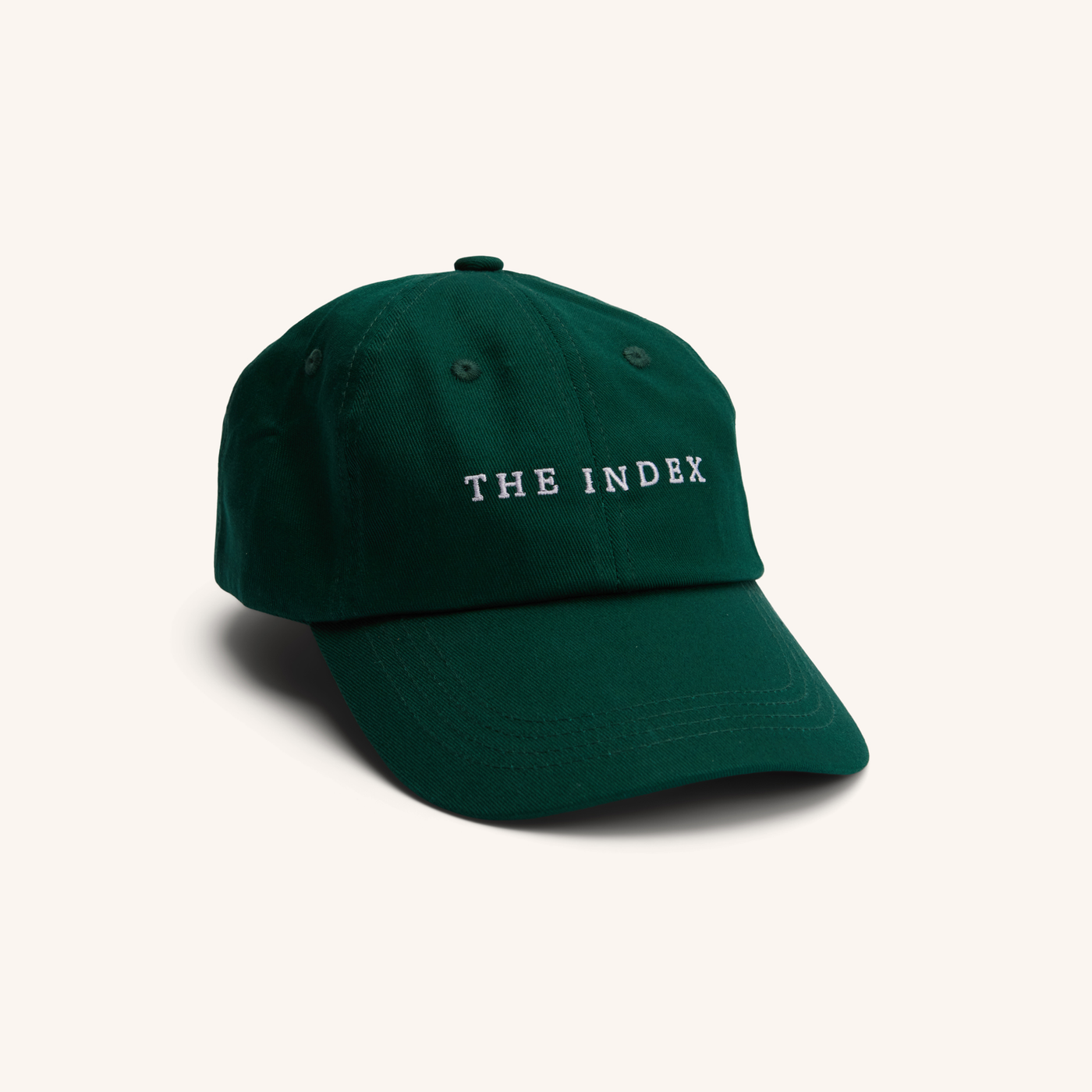 The Index Logo Embroidered Baseball Cap Green