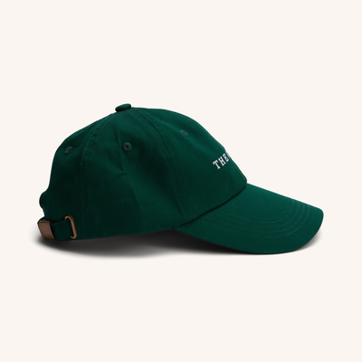 The Index Logo Embroidered Baseball Cap Green