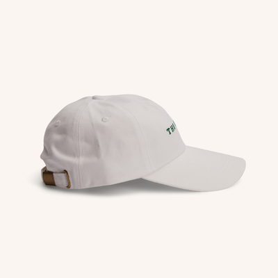 The Index Logo Embroidered Baseball Cap White