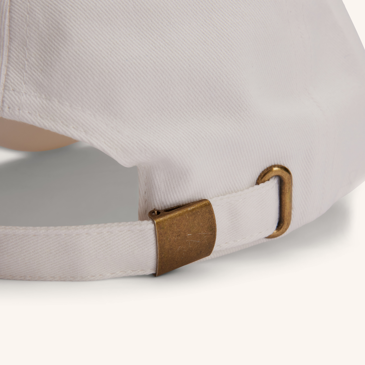 The Index Logo Embroidered Baseball Cap White