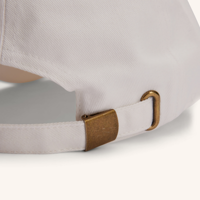 The Index Logo Embroidered Baseball Cap White