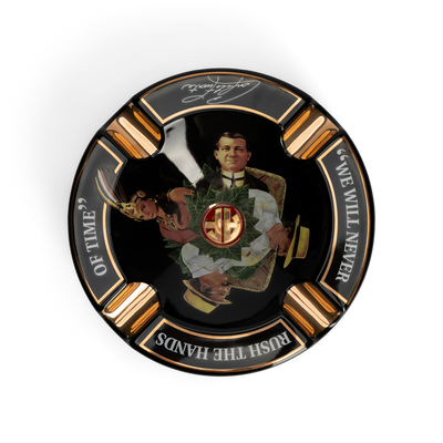 Arturo Fuente 4 Cigar Ceramic Ashtray Black