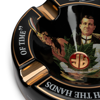 Arturo Fuente 4 Cigar Ceramic Ashtray Black