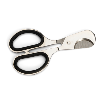 Stainless Steel Cigar Scissors with Rubber Grip 60 Ring Gauge