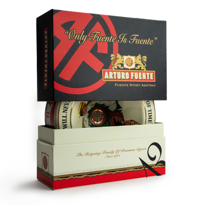 Arturo Fuente 4 Cigar Ceramic Ashtray Cream