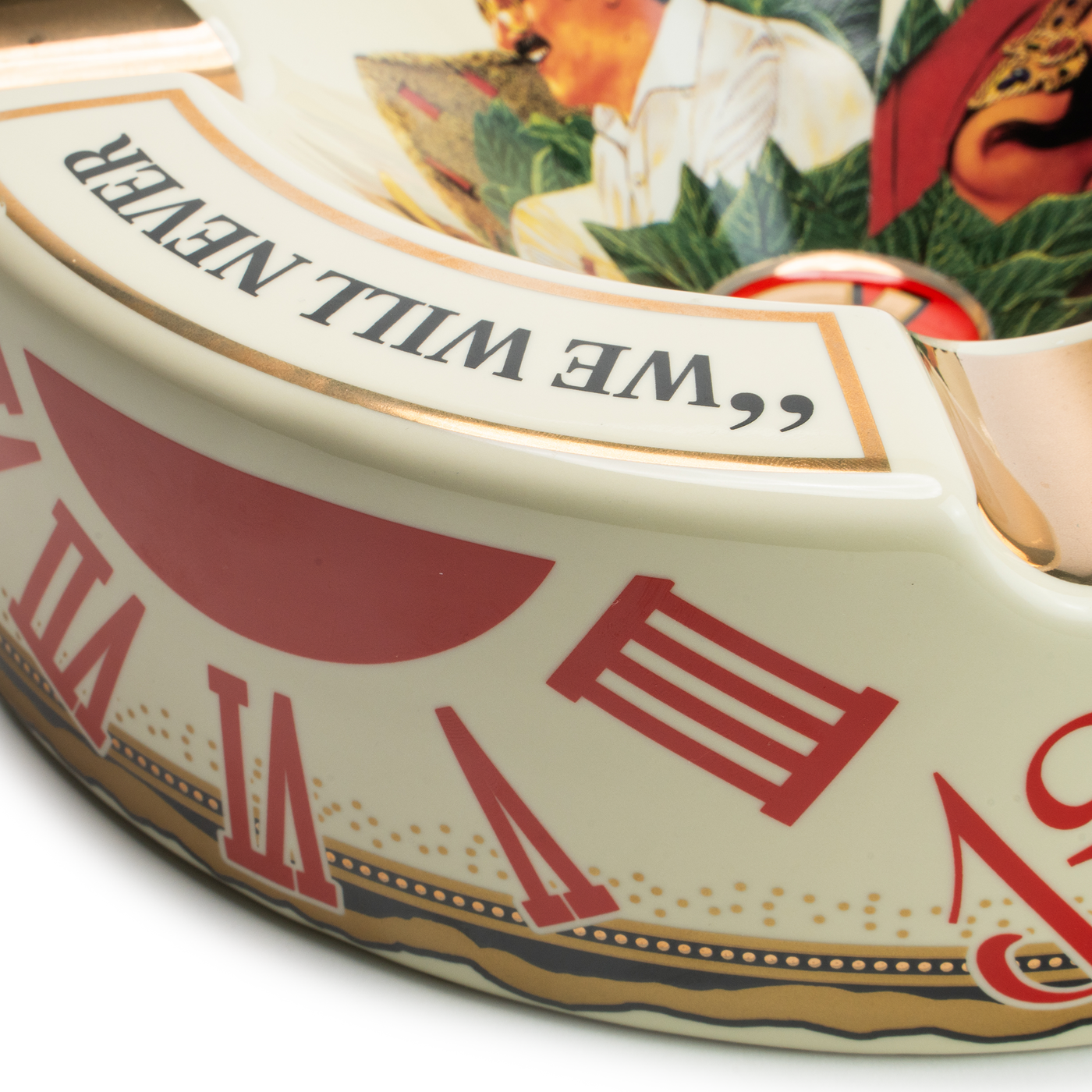 Arturo Fuente 4 Cigar Ceramic Ashtray Cream