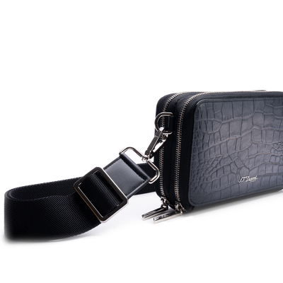 S.T. Dupont Atelier Small Crossbody Cigar Pouch Black