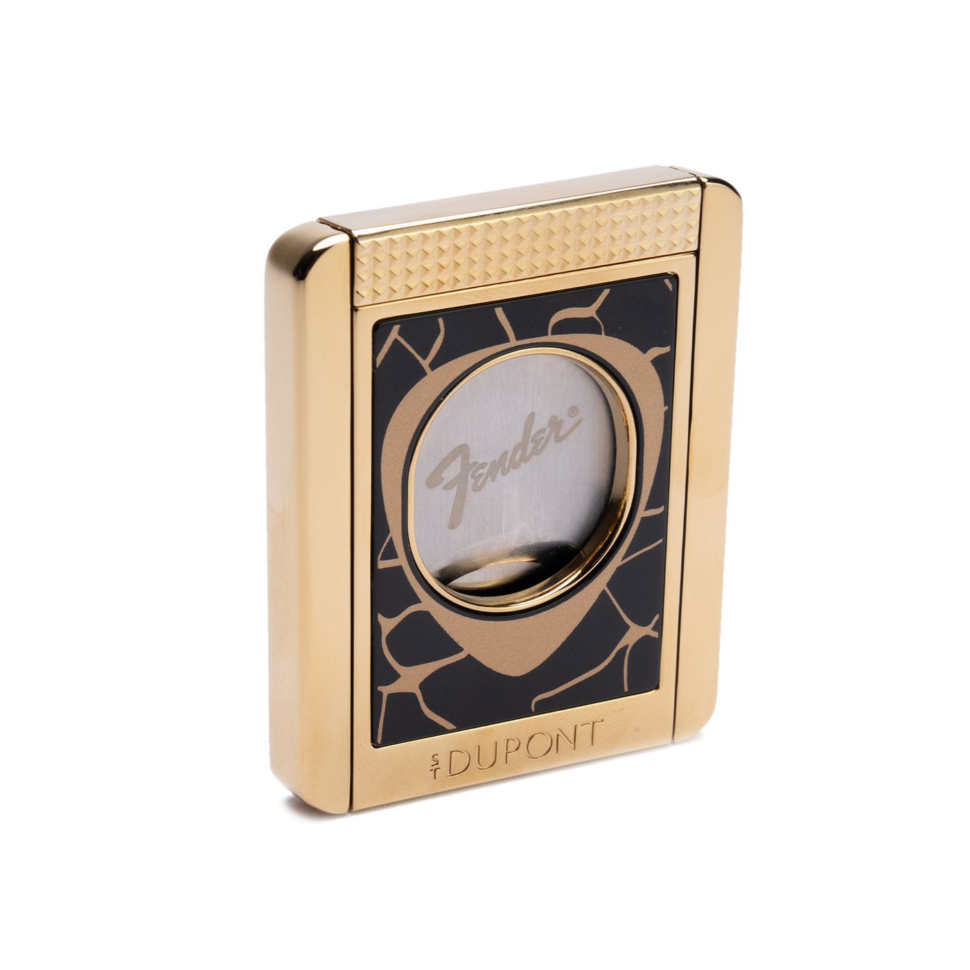 S.T. Dupont Fender Cigar Cutter Stand Black & Gold