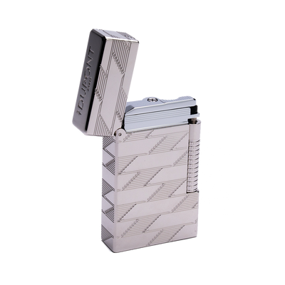 S.T. Dupont 1872 Monogram Le Grand Dupont Cling Guilloche Lighter Palladium