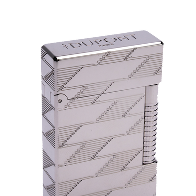 S.T. Dupont 1872 Monogram Le Grand Dupont Cling Guilloche Lighter Palladium