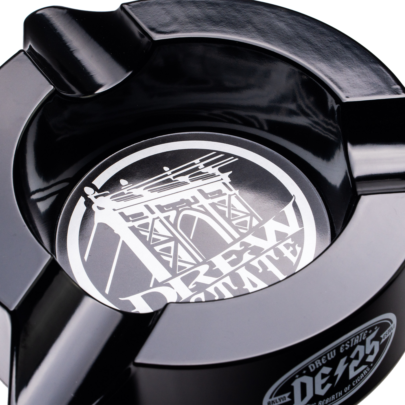 Drew Estate 3 Cigar Triangle Melamine Ashtray