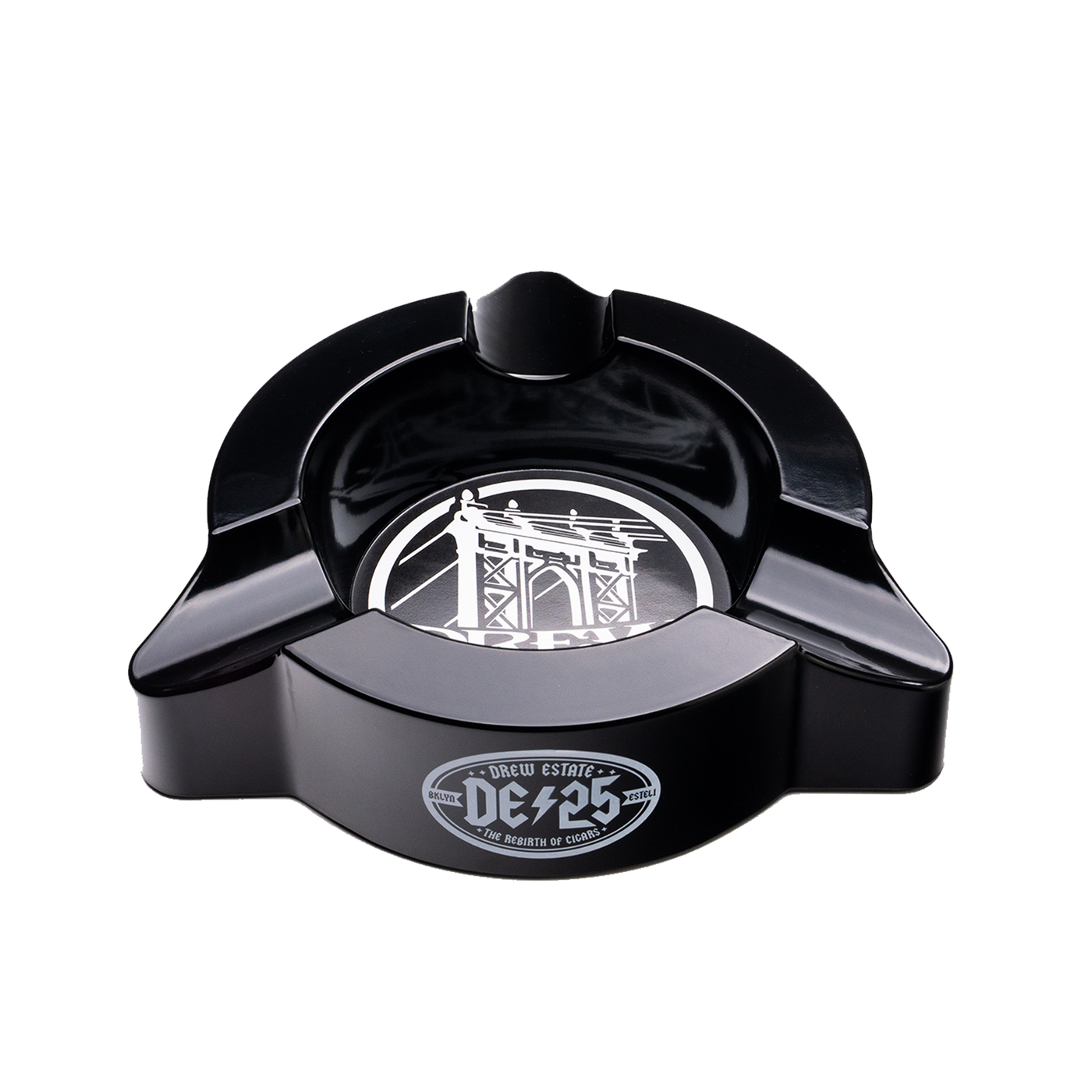 Drew Estate 3 Cigar Triangle Melamine Ashtray