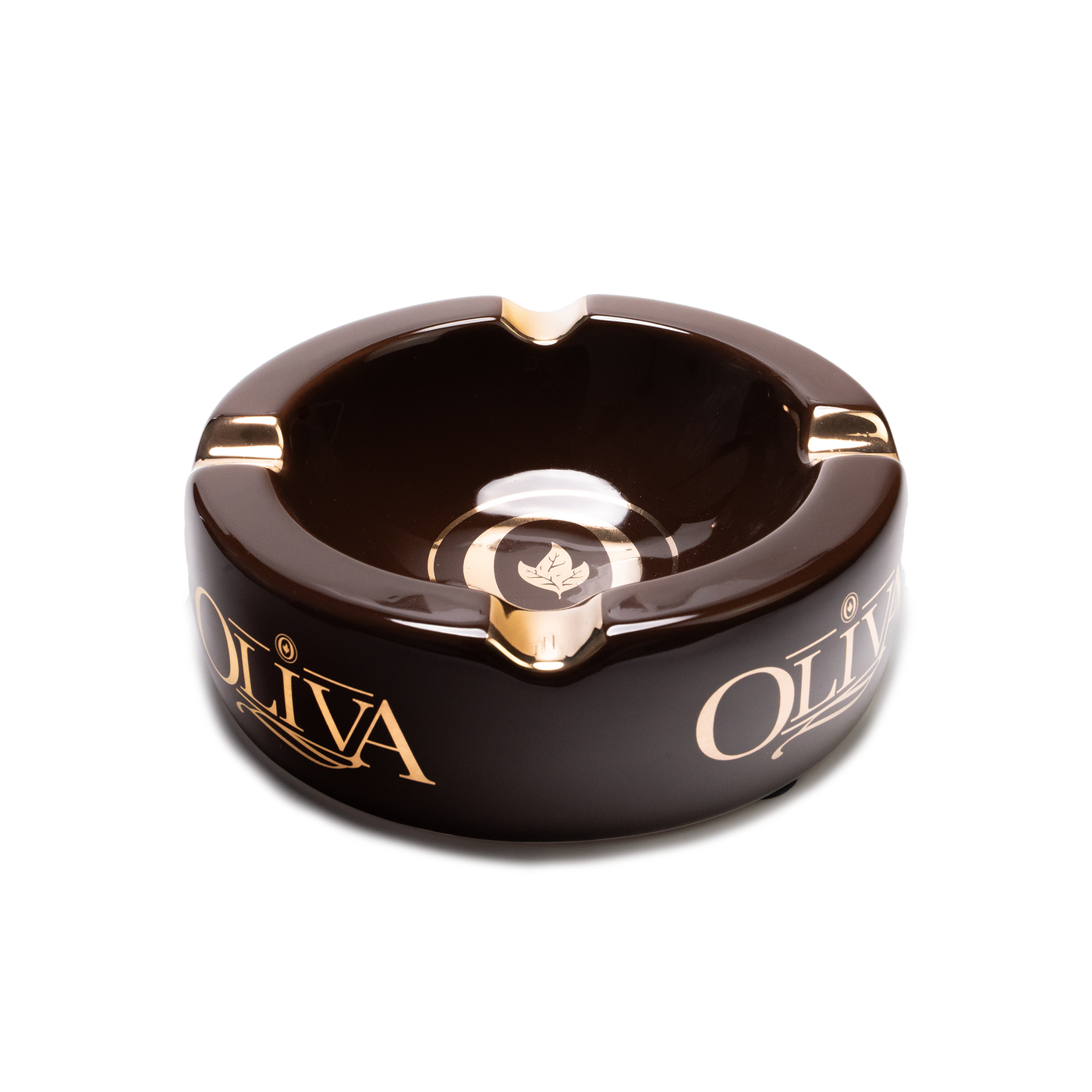 Oliva 4 Cigar Ceramic Round Ashtray