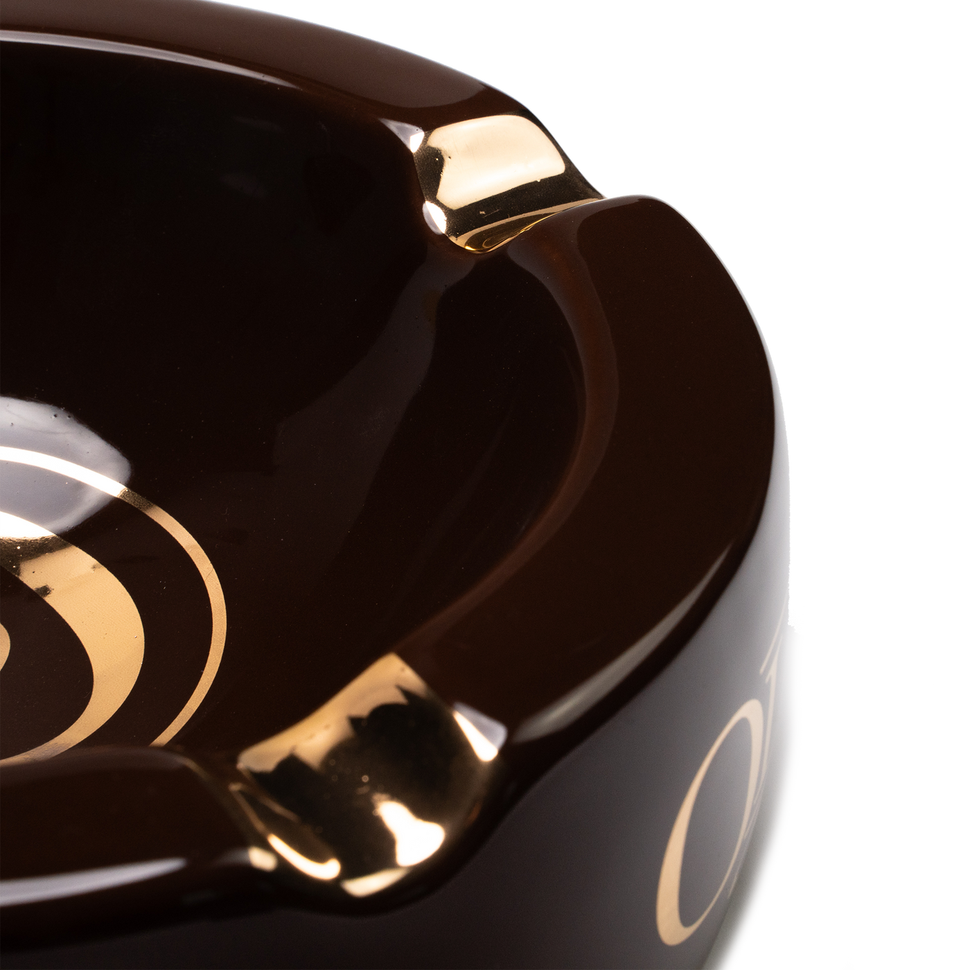 Oliva 4 Cigar Ceramic Round Ashtray