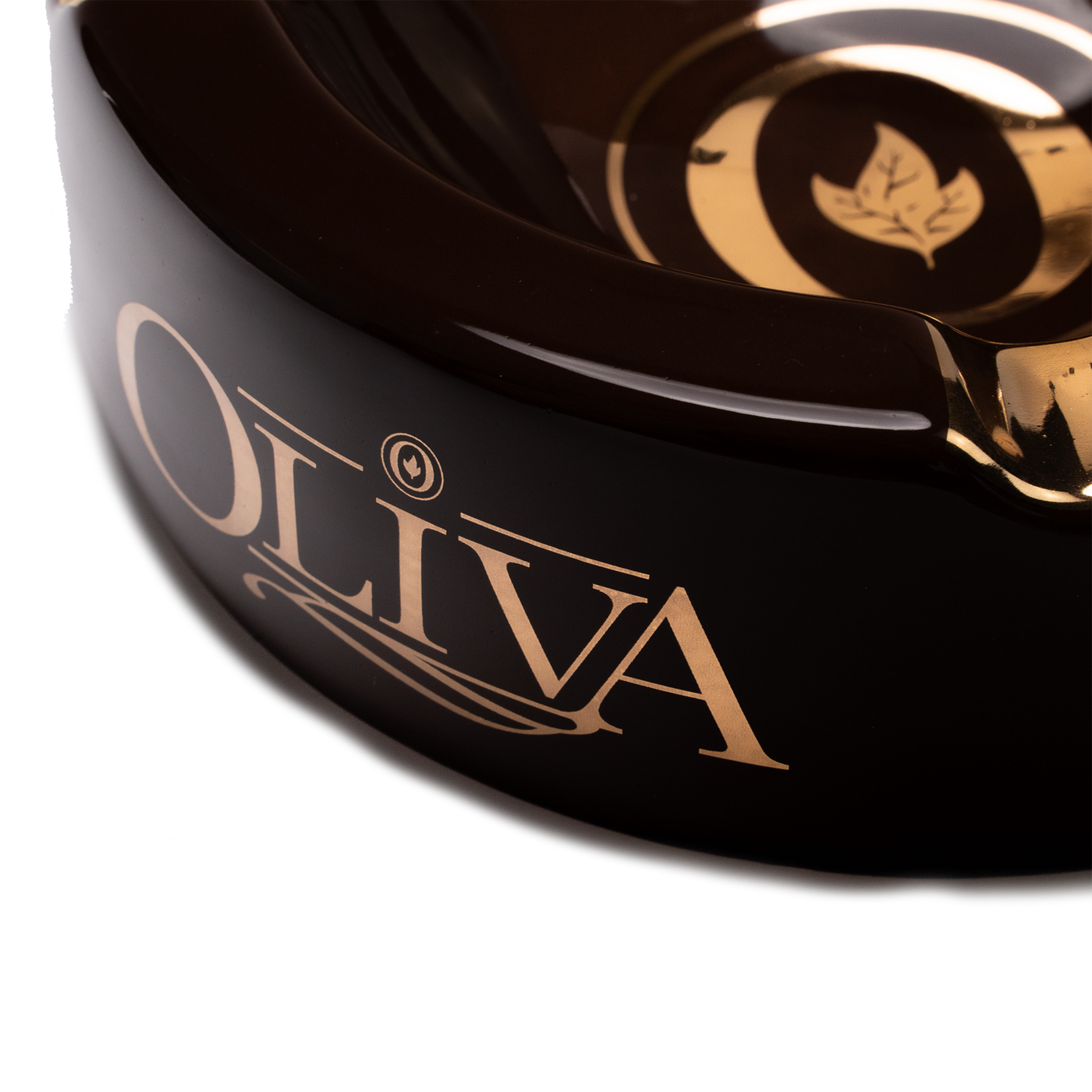 Oliva 4 Cigar Ceramic Round Ashtray