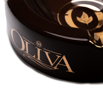Oliva 4 Cigar Ceramic Round Ashtray