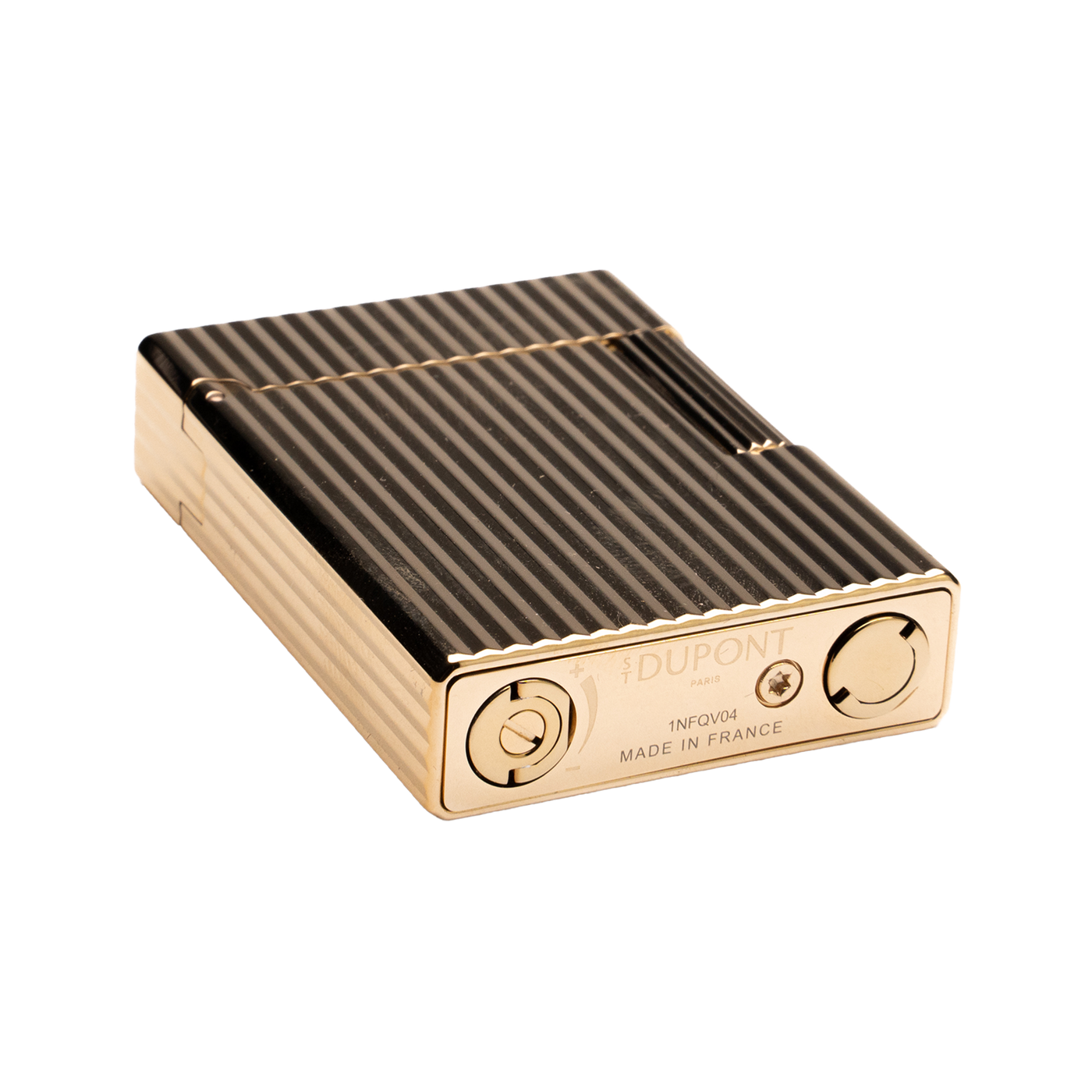 S.T. Dupont Ligne 1 Vertical Lines Yellow Gold