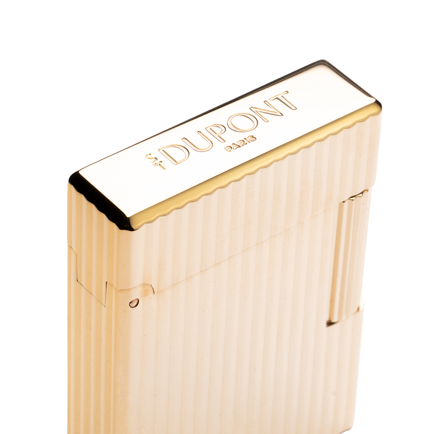 S.T. Dupont Ligne 1 Vertical Lines Yellow Gold