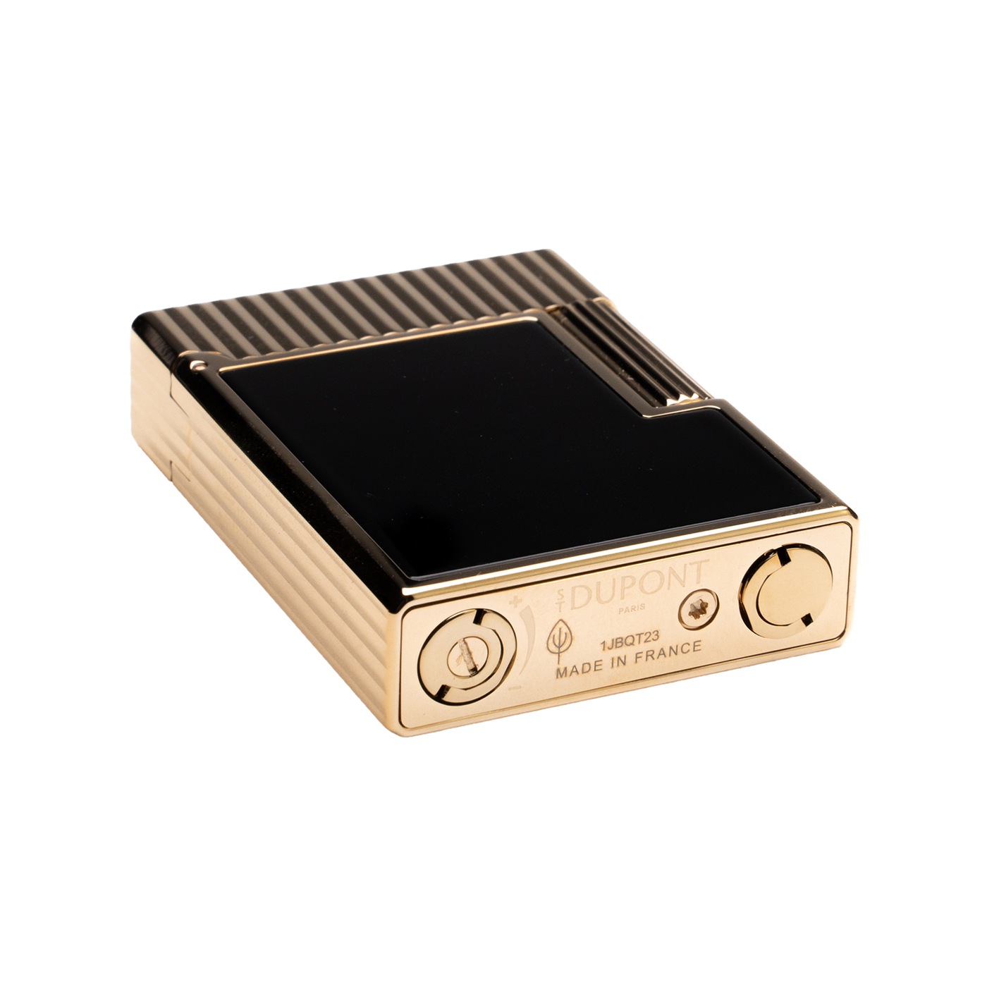 S.T. Dupont Ligne 1 Vertical Lines Black & Gold