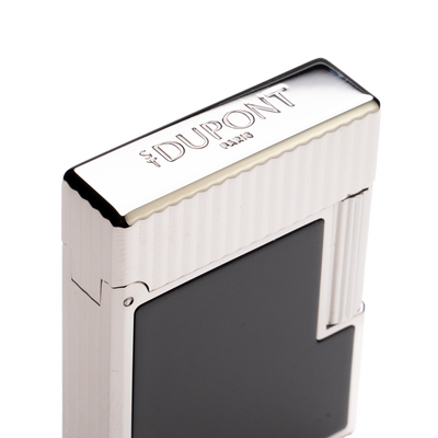 S.T. Dupont Ligne 1 Vertical Lines Black & Palladium