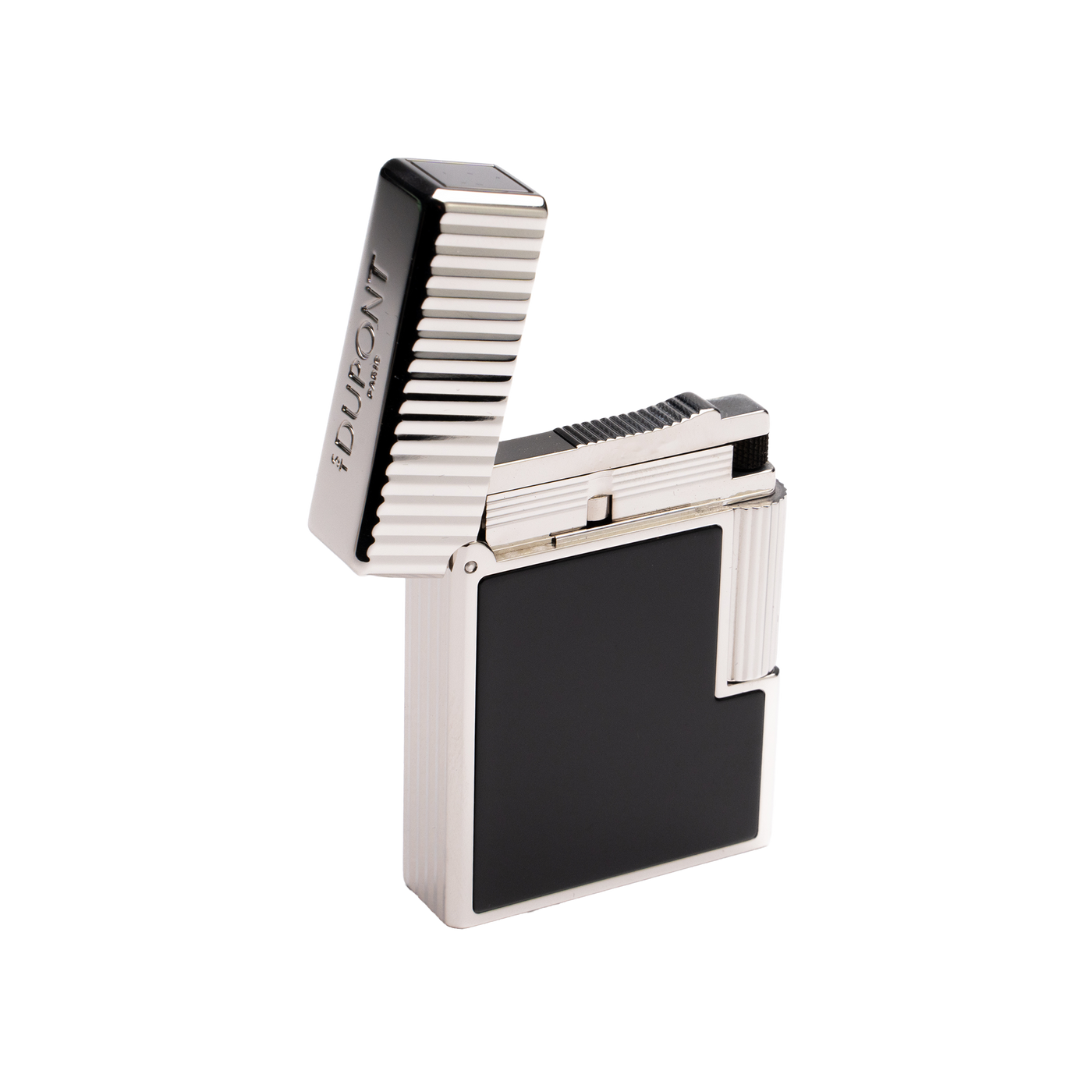 S.T. Dupont Ligne 1 Vertical Lines Black & Palladium