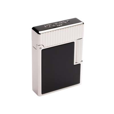 S.T. Dupont Ligne 1 Vertical Lines Black & Palladium