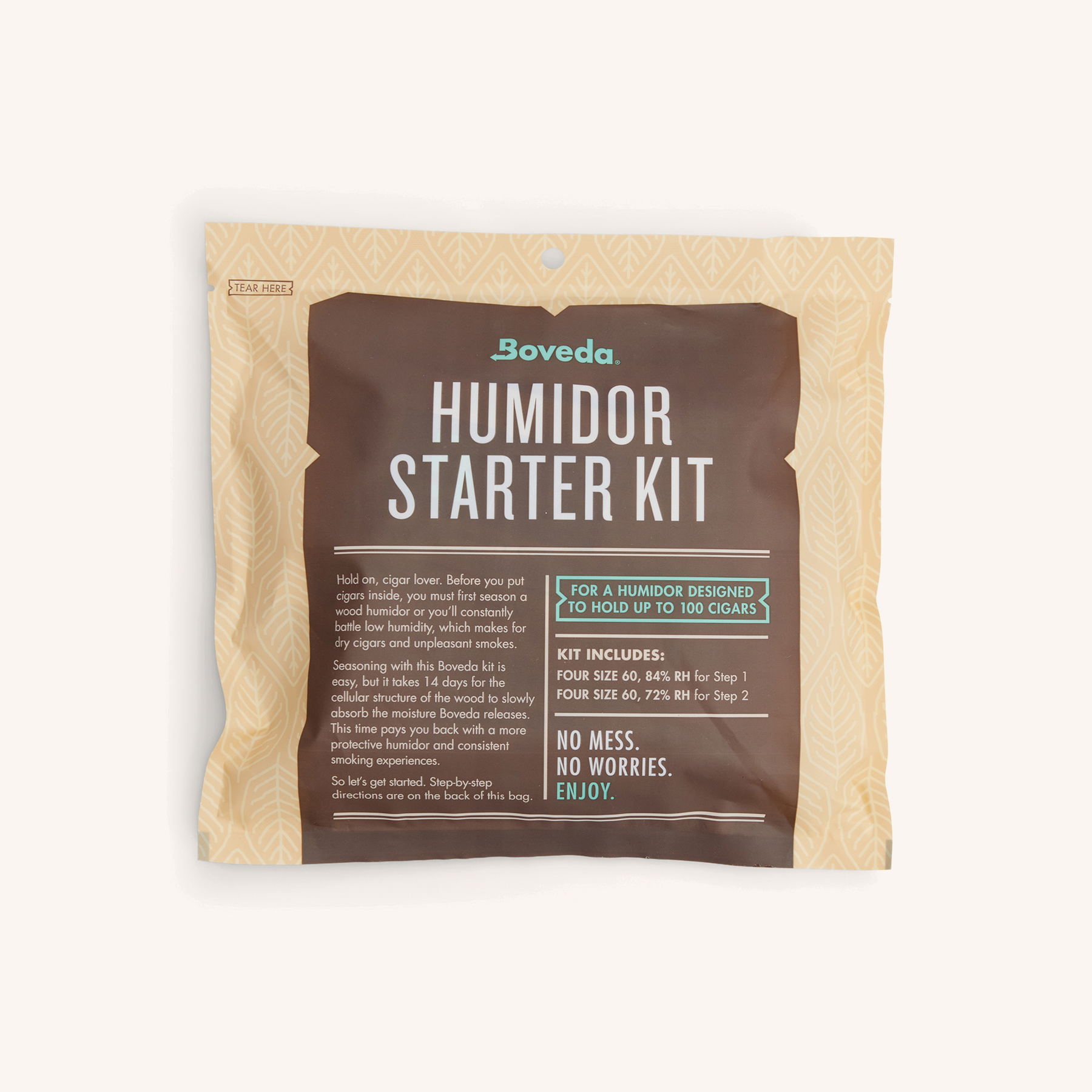 Boveda Humidor Starter Kit 100 Count The Index Luxury Cigar Purveyors