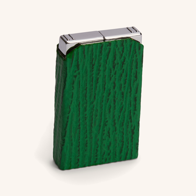 Siglo Sharkskin Lighter Dual Flame Green